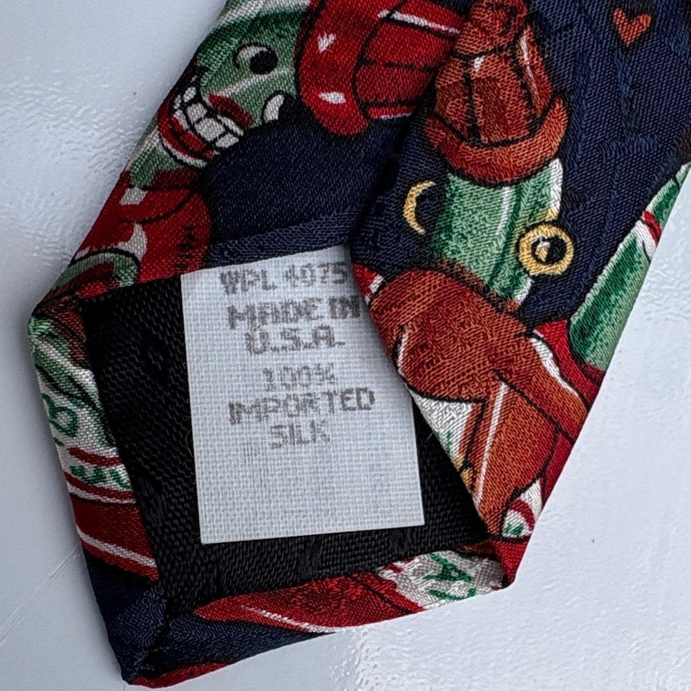 Tabasco Brand Dancing Bottles 100% Silk Men's Necktie - Picture 4 of 6